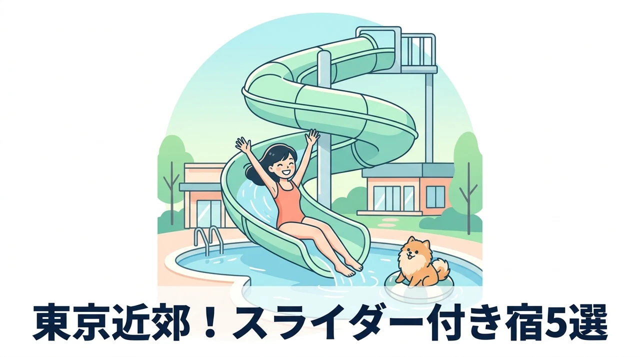 東京近郊でウォータースライダーがある家族向けの宿5選