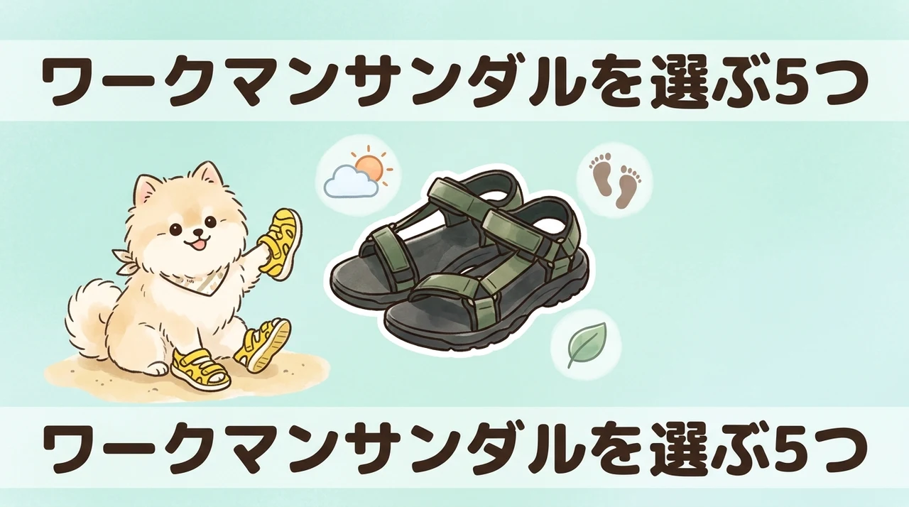 ワークマンサンダルを選ぶ5つのメリット