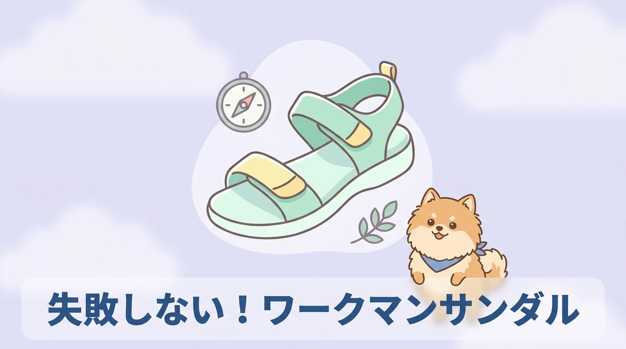 ワークマンサンダルのサイズ選びとコーデ術