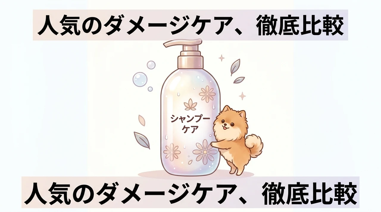 人気のダメージケアシャンプーとの比較