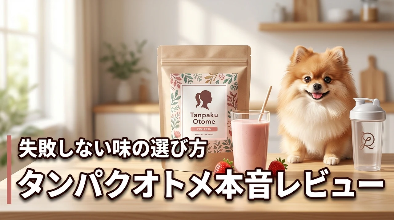 タンパクオトメの口コミとレビューを調査！プロテイン女性用の味や失敗しない選び方