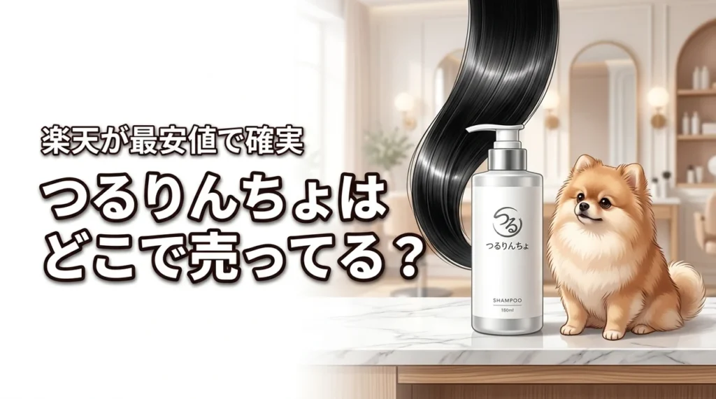【最安値】髪にドラマをつるりんちょはどこでうってる？楽天が確実！メリットも解説