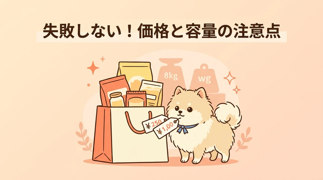 値段や容量と購入時の注意点