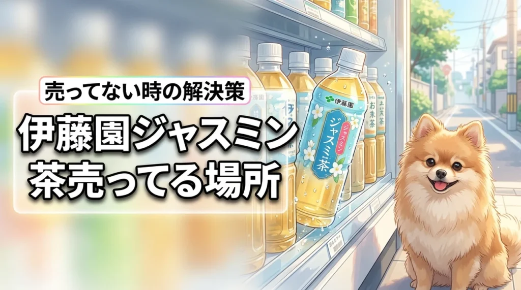 伊藤園のジャスミン茶はどこで売ってる？最近売ってないとお困りの方へ解決策を伝授