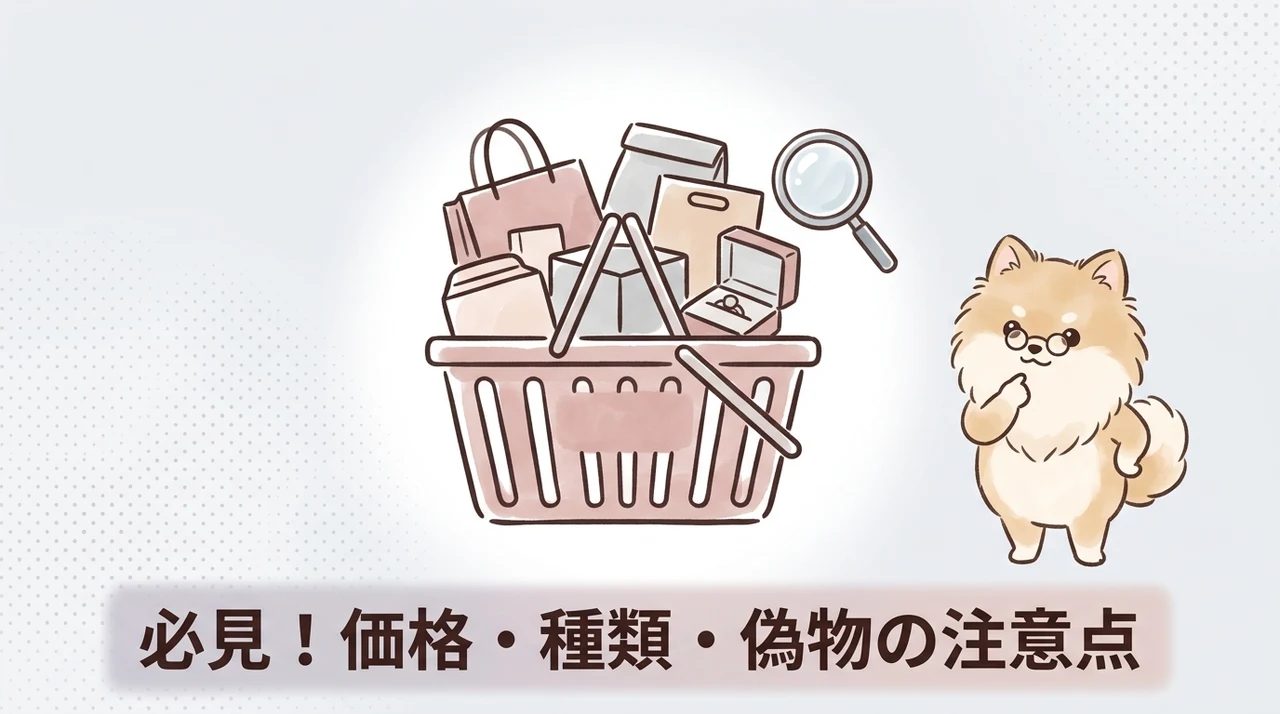 値段・種類・偽物への注意点