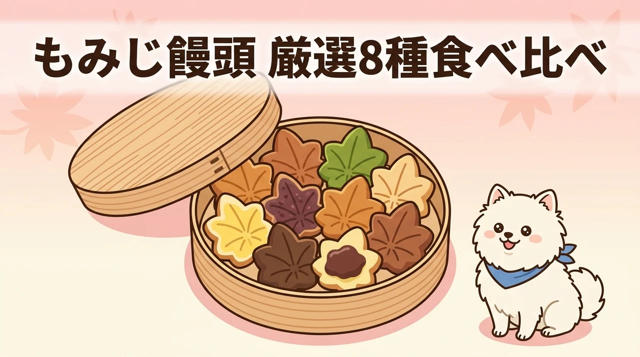 もみじ饅頭8種詰合せの人気フレーバー8選