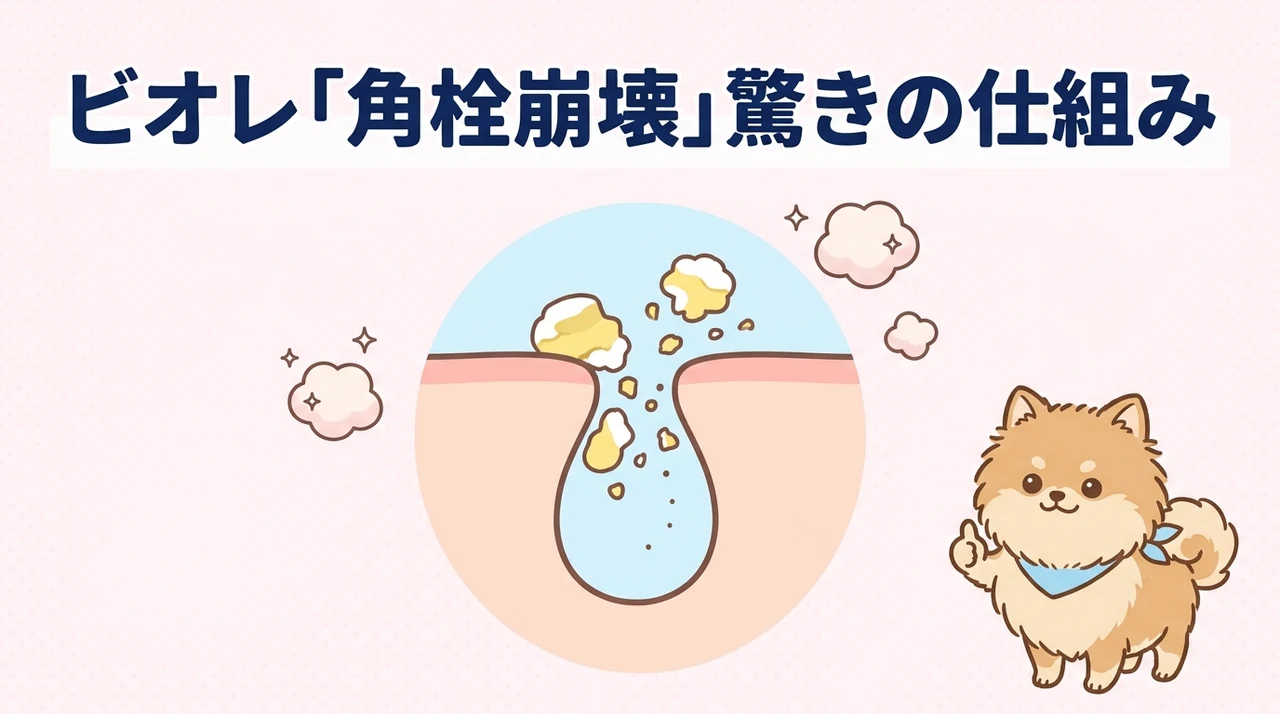 ビオレの角栓崩壊技術とは？特徴と仕組みを解説