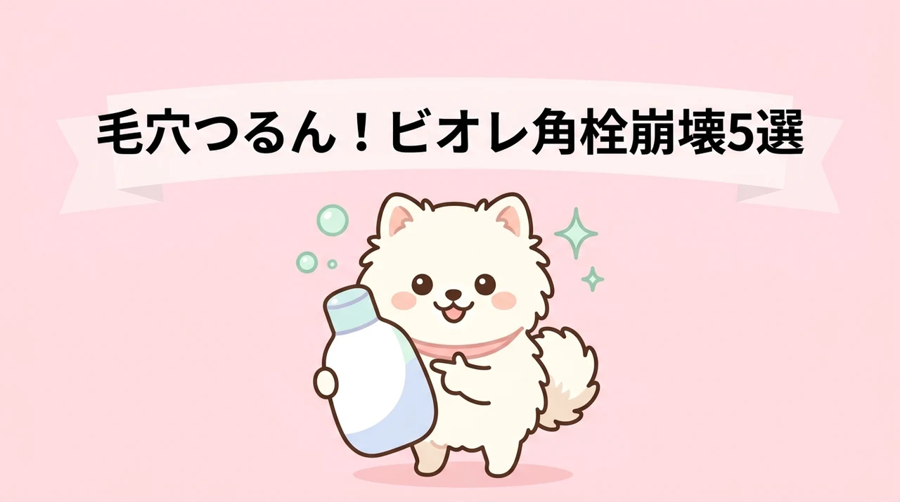 ビオレの角栓崩壊シリーズおすすめ5選