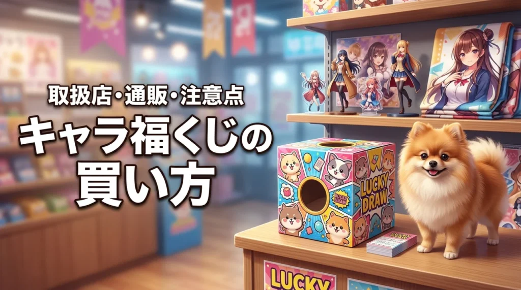 キャラの福くじって何?取扱店舗やオンラインでの購入方法から注意点まで丸わかり