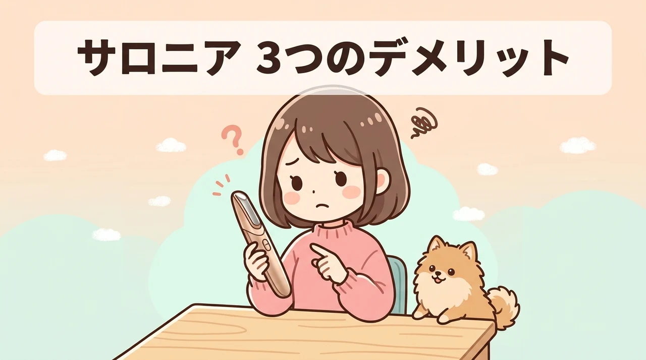 サロニア フェイス ポインターのデメリット3つ