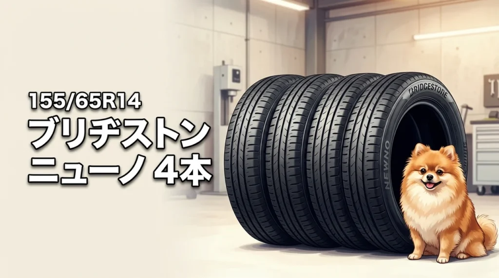 【2026年製造】【取付対象】送料無料 ニューノ NEWNO 155/65R14 75H 4本セット 新品夏タイヤ ブリヂストン BRIDGESTONE