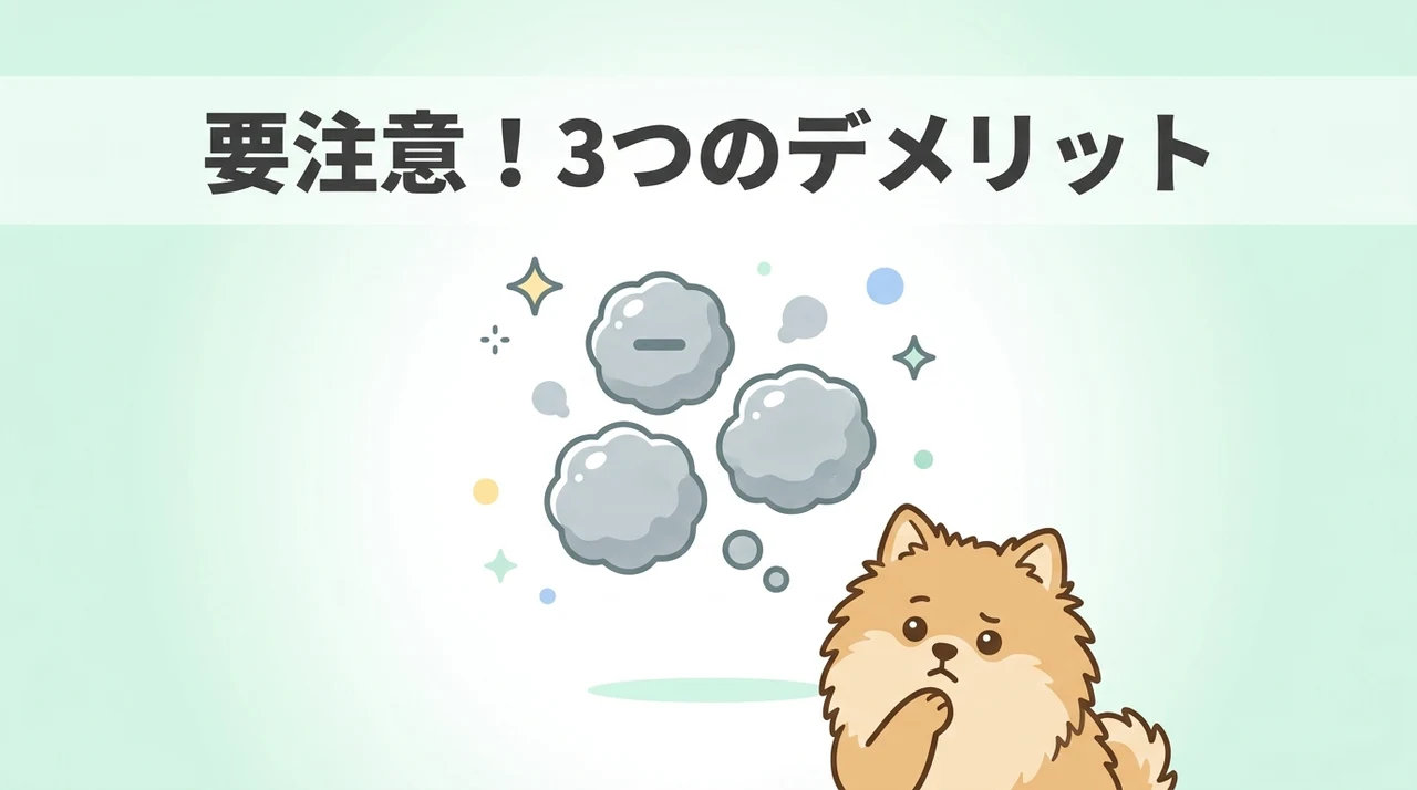 検討すべきデメリット3つ