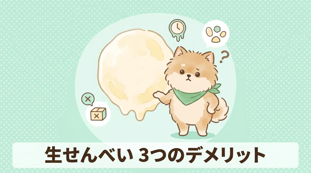 生せんべいのデメリット3つ