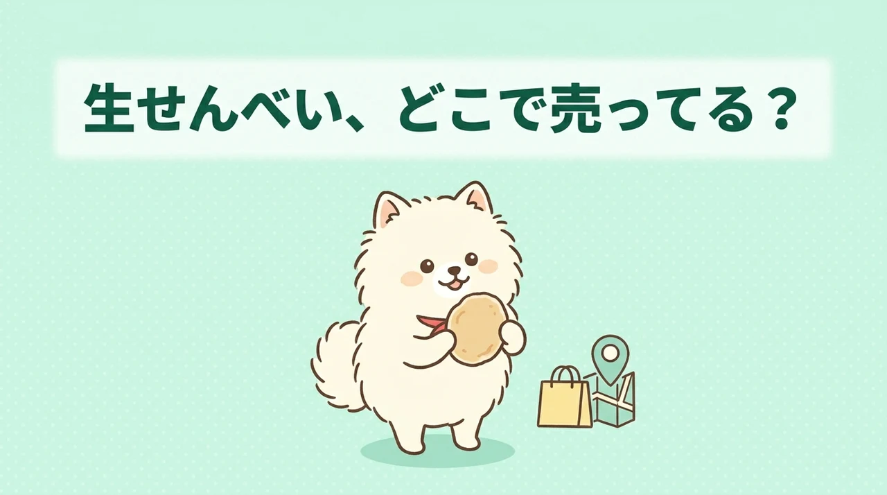 生せんべいはどこで売ってる?主な販売店