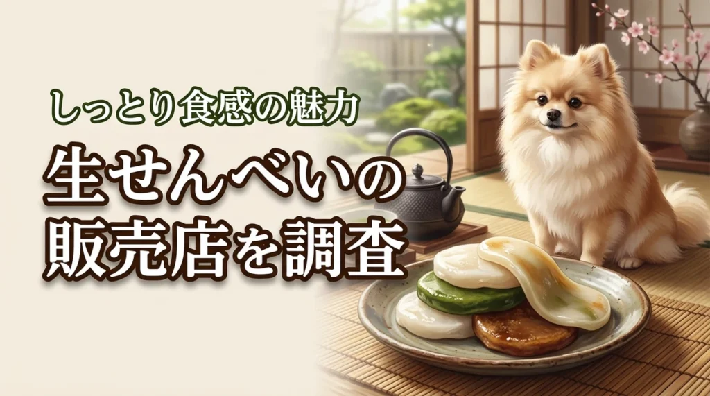 生せんべいとは?しっとり食感の魅力やどこで売ってるか販売店を詳しく調査