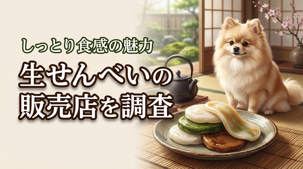 生せんべいとは?しっとり食感の魅力やどこで売ってるか販売店を詳しく調査