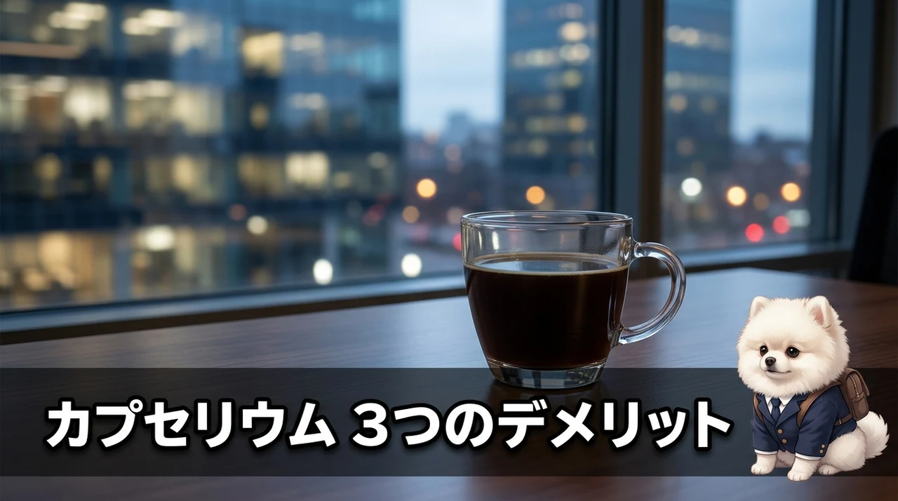 カプセリウムを選ぶ際の3つのデメリット