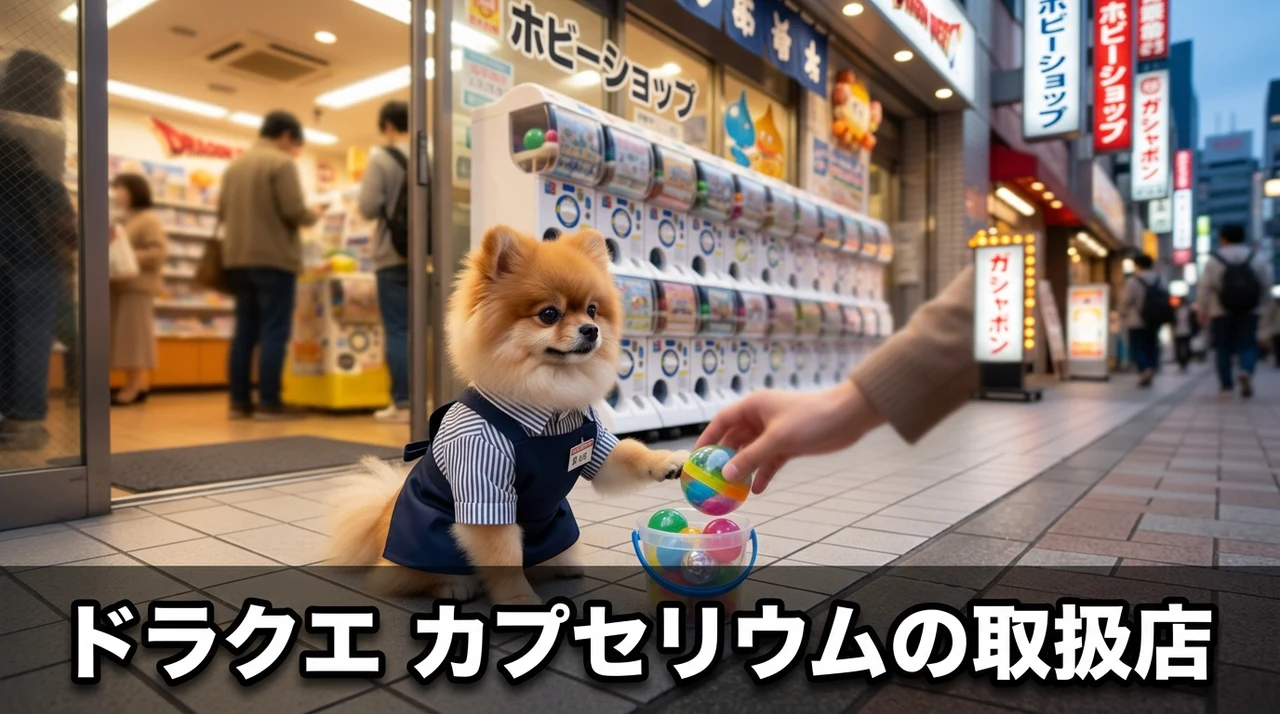 カプセリウム ドラゴンクエストはどこで売ってる？