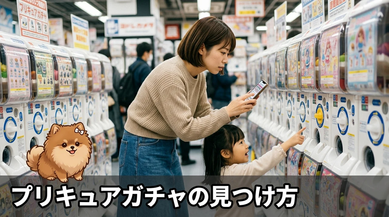 プリキュアガチャをどこで売ってるか探す方法