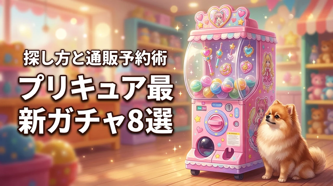 プリキュアのガチャガチャ最新作8選！どこで売ってるか探し方や通販の予約術