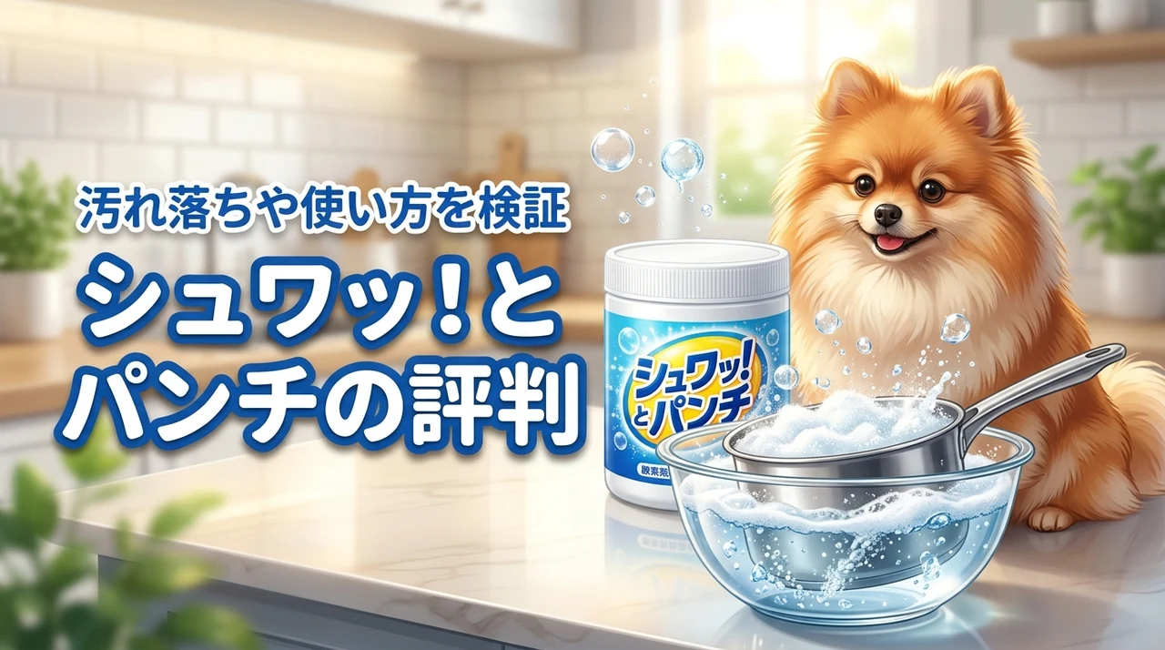 テレビ通販のシュワッ!とパンチは汚れが落ちない?評判や使い方を詳しく検証!