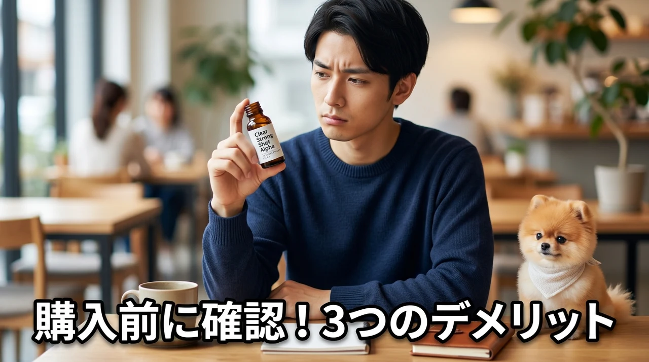 クリアストロングショット アルファのデメリット3つ