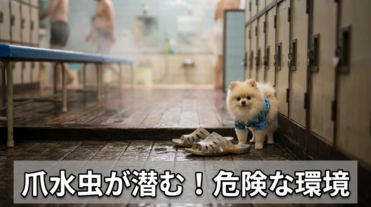 爪水虫の感染リスクを高める環境