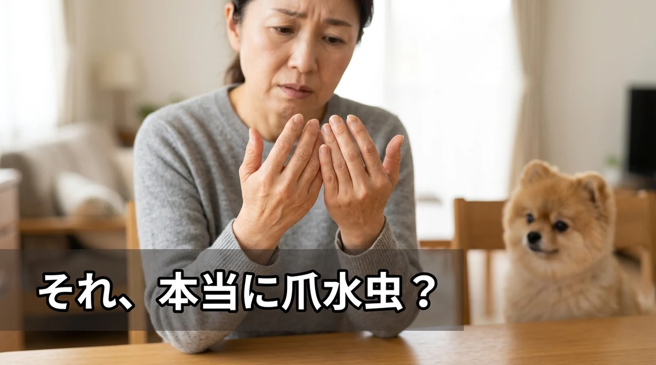 爪水虫と見分けにくい爪の疾患