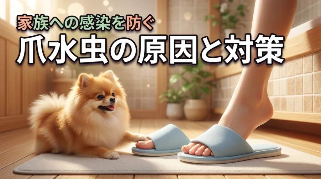 その変色は爪水虫が原因かも?足からうつる仕組みと家族に広げない対策を紹介