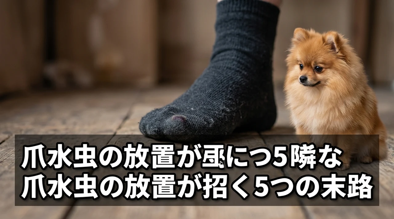 爪水虫を放置するデメリット5つ