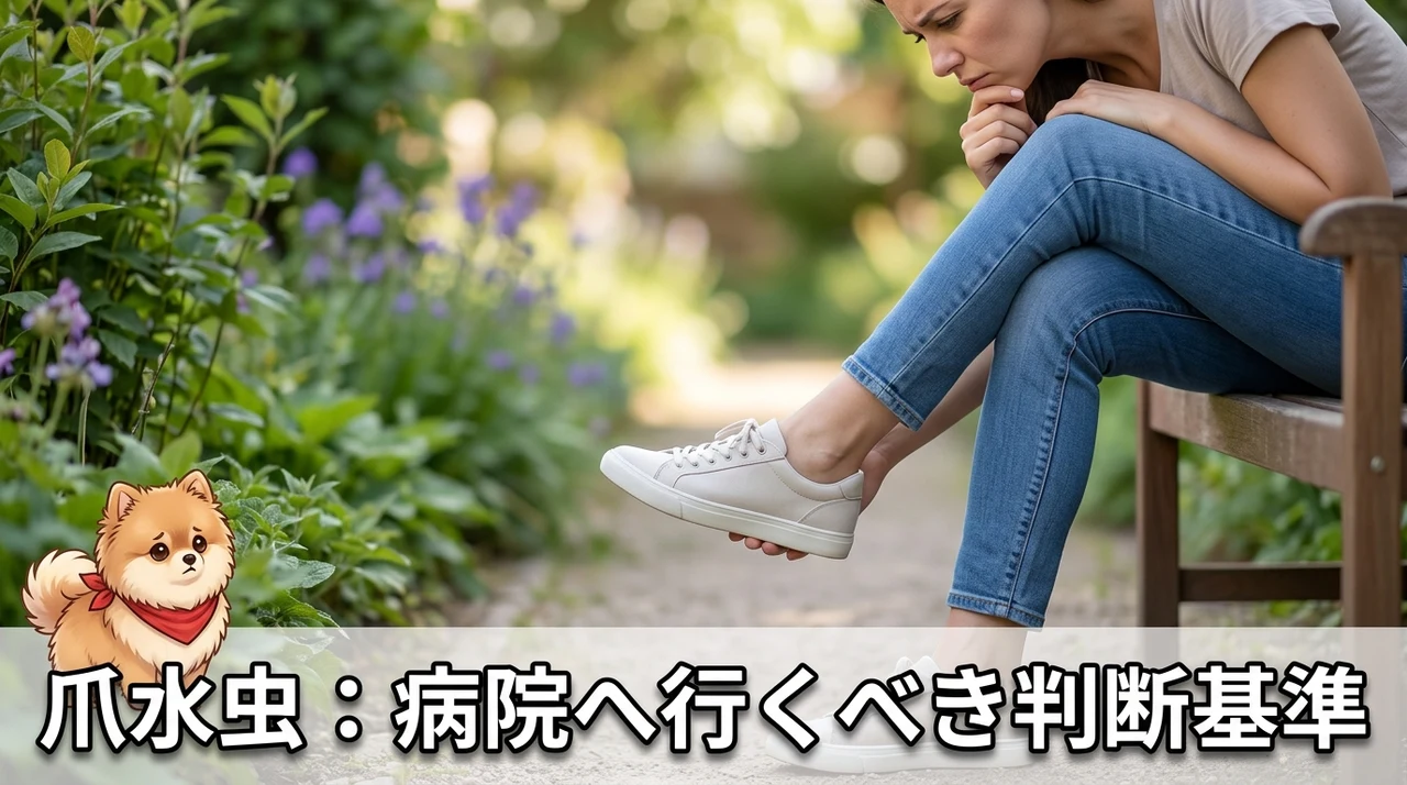 爪水虫で皮膚科を受診する判断基準