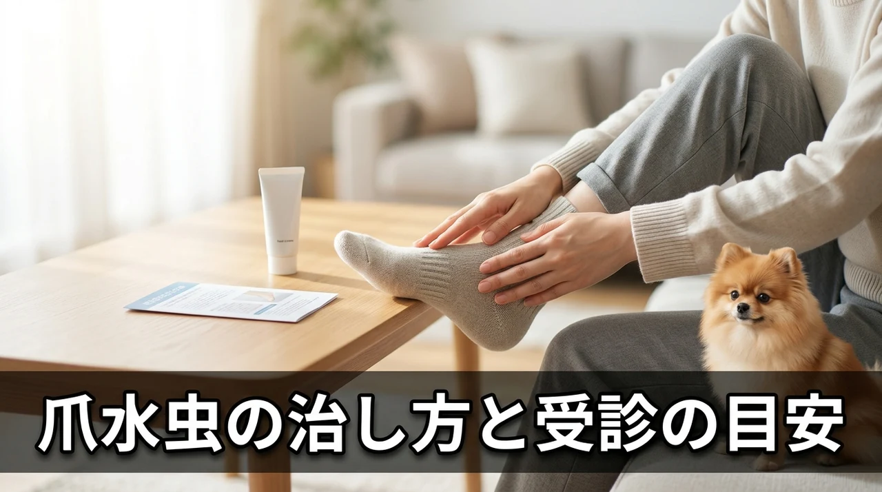 爪水虫の治し方と受診の目安