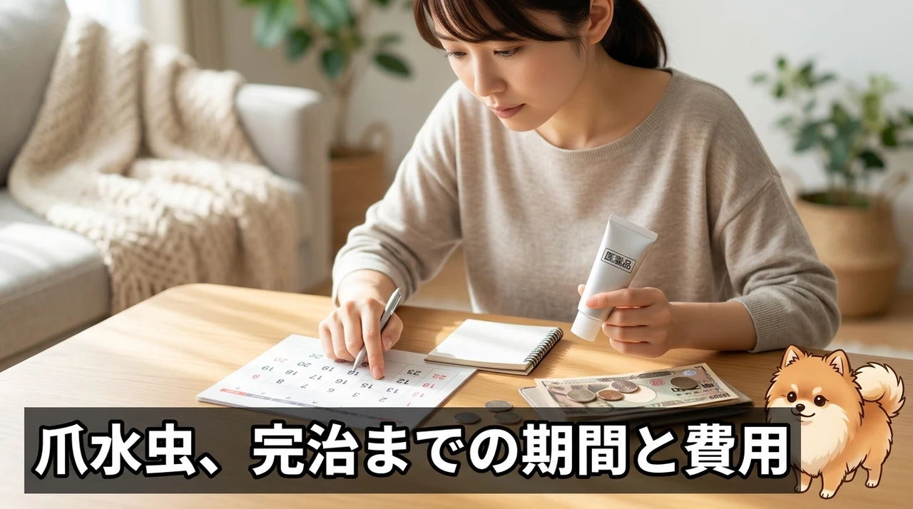 爪水虫の完治を目指す期間と費用
