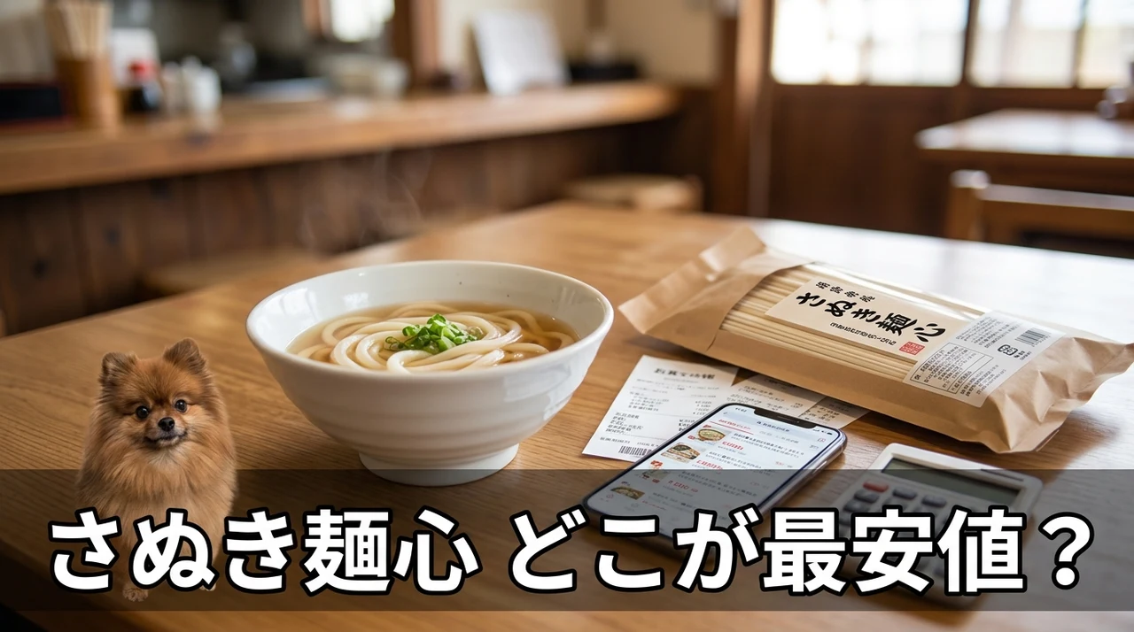 さぬき麺心の最安値を比較