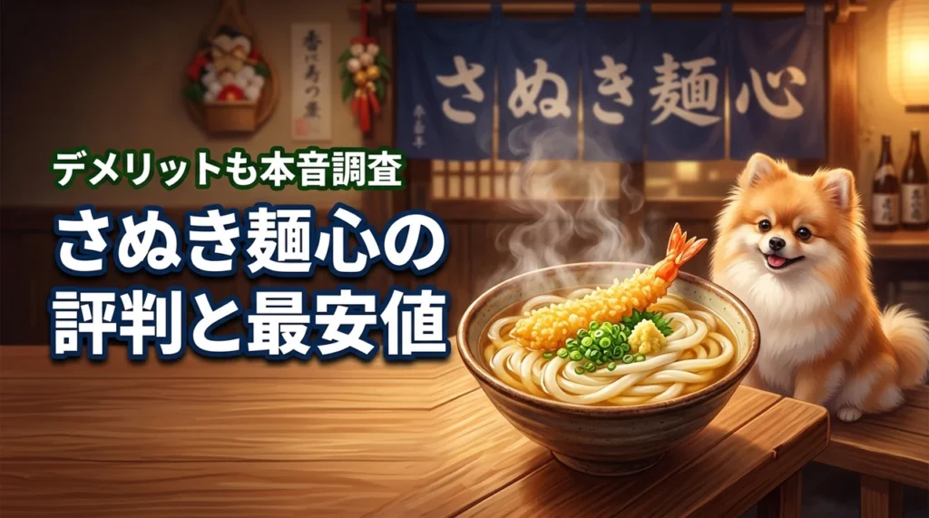 さぬき麺心って実際どう?気になる評判やデメリット、最安値を徹底調査